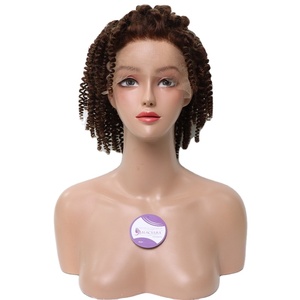 Base de encaje personalizada Resalte Color Dibujado Extremo completo Peluca completa Todos los colores Cabello Largo Transparente Encaje suizo 13 por 4 pulgadas - Product Image 3