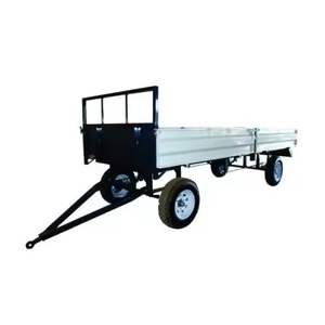 Remolque agrícola Remolque de tractor volquete hidráulico de 2 ejes Remolque detrás de tractores Remolques agrícolas. - Product Image 6