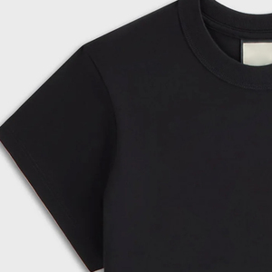 Haut tendance à col rond pour tous les jours, impression personnalisée, vêtements à marque privée, coupe ample pour plus de confort, couleur unie, service OEM, design TrendyFit - Product Image 3