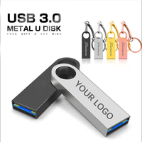 Mini Memoria USB 2.0 de Metal de 1GB-128GB con Logotipo Personalizado OEM, Colores y Empaque Personalizados