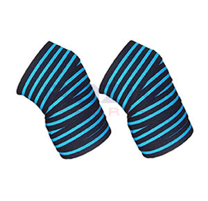 Bandes de genou pour musculation personnalisées en gros, en coton respirant, légères, épaisses, soutien des articulations, entraînement en salle de sport - Product Image 2