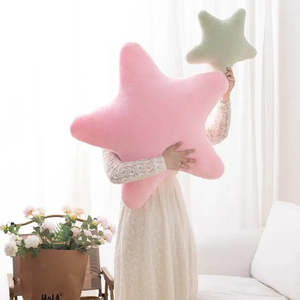 Stitched Star-Shaped Decorative Pillows Washable Coussins - Product Image 3