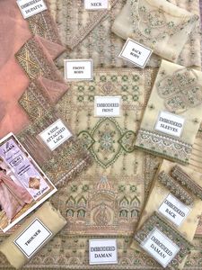 Vestido de boda paquistaní de Color melocotón, el mejor para Eid y fiestas - Product Image 5