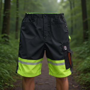 Men's Size 48 Black/Lime <b>Raincoats</b> Shorts - Product Image 3