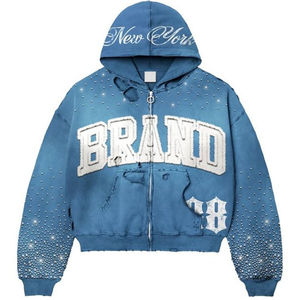 2026 Top Premium Qualité Offre Spéciale Personnalisé Survêtement De Broderie En Détresse Meilleur Matériel pour Hommes et Femmes - Product Image 4