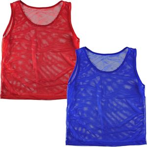 Gilet de football en maille à séchage rapide respirant pour les sports d'équipe, vêtements de pratique légers et confortables pour les jeux de plein air - Product Image 4