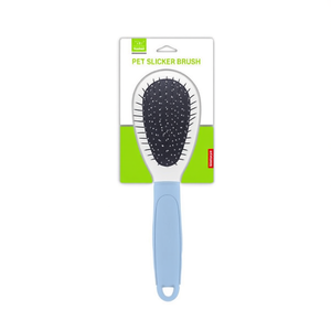 Wholesale Double-Sided Oval <b>Pet</b> <b>Brush</b> with Single Color Handle for Dog and Cat Grooming Manufactured by Top Brand - Product Image 2