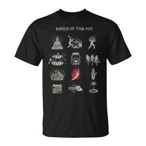 Camiseta Retro Vintage de Rock Minimalista con Bandas Populares de los 90 para Promociones - Product Image 1