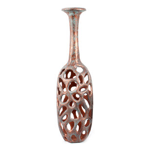 Most Popular Cast Aluminum Handmade Flower <b>Vase</b> With Natural Brass Finishing Customized Home Decorative Flower <b>Vase</b> <b>Set</b> of Two - Product Image 5