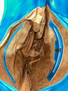 Designer Moroccan Genuine Smooth Leather Tote <b>Bag</b> for Ladies Low Price Shoulder Handbag with Cover Closure Type - Product Image 6