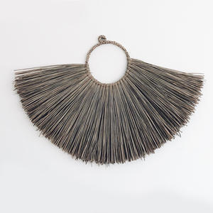 Arte moderno de hierba marina para colgar en la pared, decoración del hogar, centro de mesa, adornos de lujo para pared de hierba marina - Product Image 5