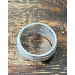 Bague en argent sterling faite à la main par des Navajo, bijou culturel de collection, taille 6 - Product Image 5
