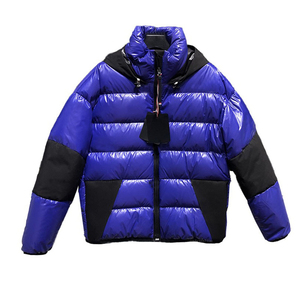 2024 Veste bouffante en laine personnalisée pour hommes avec manches longues et col montant hiver prix de gros - Product Image 3