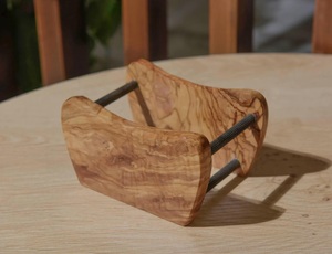 Antique Style Wooden and Stone Coaster Set Classic Design for Traditional and Contemporary Dining Home Decor - Product Image 3