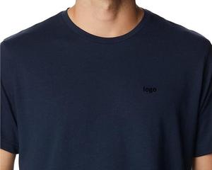 Usine en gros surdimensionné T-shirts 100% coton hommes col rond nouveau 2025 hommes à manches courtes poche t-shirt grand-grand - Product Image 3