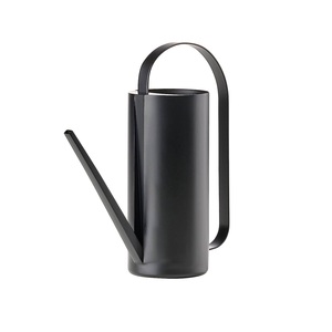Bidon d'eau galvanisé en métal de haute gamme à bas prix avec arrosoir de finition peint en noir pour plantes vertes d'extérieur plante domestique - Product Image 1