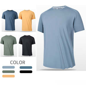 Camiseta Deportiva de Cuello Redondo para Hombre, Transpirable, de Alta Calidad, Secado Rápido, Ajuste Holgado, para Gimnasio, Fitness, Running, 100% Algodón - Product Image 6