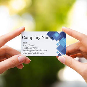 Your Business, Your Way 3.5" X 2" Blue Steel Custom Business Cards on Thick 300gsm Paper Wholesale Custom Printed - Product Image 6