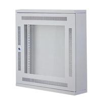 19 "12U Cabinet encastré ONU encastré 600x150mm RAL9010 avec plaque de montage 3U 5U
