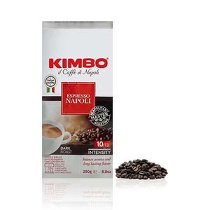 Grains de café Kimbo de super qualité 250g Espresso Napoli Authentique mélange d'espresso italien arôme complet idéal pour expresso Cappuccino - Product Image 1