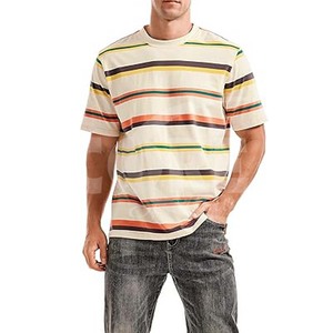 T-shirt imprimé en pur coton pour hommes, style à la mode, entraînement décontracté, manches courtes, t-shirt personnalisé pour l'été - Product Image 1