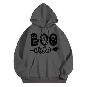 Sudadera con capucha de invierno informal para mujer 100% algodón estampado Puff bordado Zip-up pulóver estilo moda impreso Sudadera con capucha al por mayor - Product Image 6