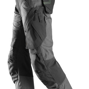 2025 New Arrival Best Quality Unisex Casual Acid Wash <b>Trousers</b> Breathable 100% Cotton Multi Pockets Safety Workwear - Product Image 3