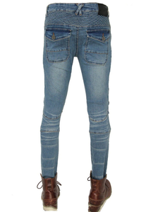 Jeans de vélo pour homme de haute qualité, tissu denim extensible, respirant, séchage rapide, doux, confortable, facile à porter, taille plus, sécurité pour motard - Product Image 5