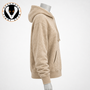Sweat à capuche délavé pour femme, avec texture délavée, matière douce et coupe confortable, idéal pour le streetwear moderne et les tenues décontractées. - Product Image 2