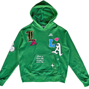 Sweat-shirts à capuche 100 % coton de haute qualité, personnalisés, design classique, faits main, impression en relief, fermeture éclair, 300 g, écologiques, collection 2025 - Product Image 1