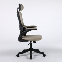 Chaise de bureau de direction ergonomique haut de gamme de haute qualité Style design moderne dossier haut accoudoirs rabattables réglables en maille haute