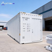 Conteneur de cryptomining métallique ACT 40HC SHA256 2100 kW 100 PH 336 unités M60 PDU C13 C19 Solution de cryptomining Livraison rapide Prêt à expédier