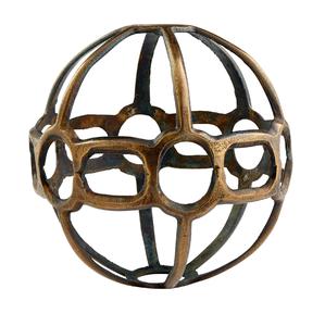 Escultura de gancho de barco de plata de aluminio para decoraciones de mesa Adornos decorativos para el hogar real Esculturas y objetos hechos a mano - Product Image 5