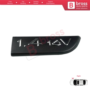 ตราสัญลักษณ์ BSP564-2 สีดำ 1.4 16V ด้านขวา สำหรับรถยนต์ Megane MK2 Scenic MK2 8200209128 - Product Image 4