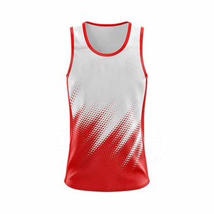 Débardeur d'entraînement d'été pour homme en maille respirante, personnalisable, en mélange de coton uni 180g, style urbain, vente en gros - Product Image 5