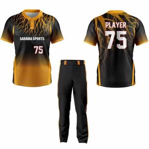 Uniformes de baseball durables, vêtements d'équipe à séchage rapide, uniformes de baseball personnalisés, pas de MOQ, prix d'usine - Product Image 1