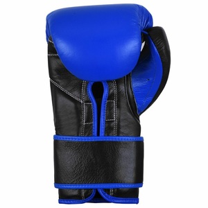 Guantes de boxeo a buen precio con impresión de logotipo personalizado Guantes de boxeo de cuero para entrenamiento MMA Guantes de protección de manos completas - Product Image 4