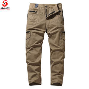 Pantalon cargo pour homme de haute qualité, léger, décontracté, confortable, au meilleur design, nouvelle arrivée, impression de logo personnalisée, 4 poches sur le devant, 100% - Product Image 1