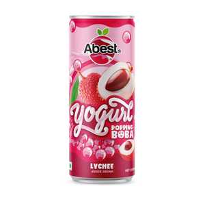 Bebida de zumo de melocotón OEM ODM Abest con yogur que hace estallar Boba 320ml Exportación Estándar Buen precio Fábrica de Vietnam - Product Image 4