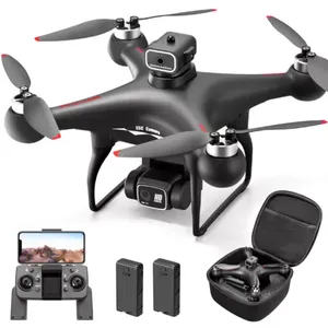 2024 nouveau WIFI FPV pliable Drone HD 4K caméra double RC débutant Drones pour la photographie aérienne Transmission d'image 15km 2 batterie - Product Image 1