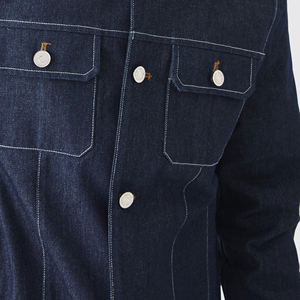 Nouvelle veste polyvalente en toile personnalisée pour homme, 100% coton, douce, imperméable, style streetwear, fabrication rapide, vêtements décontractés, mode hiver - Product Image 3