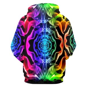 Sweat à capuche graphique en polyester 100% pour hommes, unisexe confortable, imprimé en 3D, uni pour l'hiver - Product Image 2