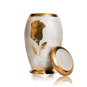 ชุดโกศใส่ศพทำจากโลหะแข็งแบบพรีเมี่ยมของที่ระลึกงานงานศพงานประดิษฐ์ด้วยมือของพิวเตอร์ดีไซน์ปริซึม192 PDU ป้องกันการรั่วซึม - Product Image 5