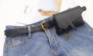 Riñonera de cuero genuino Unisex, monedero de pecho pequeño con cinturón con cremallera, bolsillo de viaje, regalo antirrobo, personalizado, Vintage, - Product Image 6