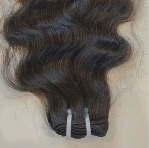 Extensions de cheveux humains indiens Remy de grande longueur, double trame, double trame machine, volume épais, haute densité, prix en gros, non traités chimiquement - Product Image 3