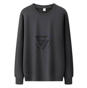 Wholesale <b>600gsm</b> Heavy Fleece Men's Sweatshirt Solid Color Custom Logo <b>Hoodies</b> Fashionable Casual Stylish for Spring - Product Image 5