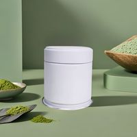 Boîte en fer blanc vide de luxe personnalisée Tinmaker, qualité alimentaire, 30g, pour emballage de thé matcha, boissons et café