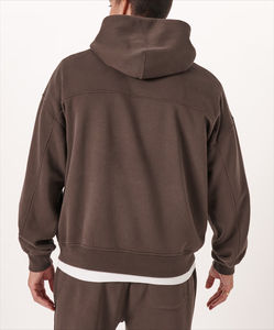 Sweat à capuche à manches longues personnalisé de haute qualité pour hommes Streetwear mode sweat Hip Hop inspiré décontracté élégant pull surdimensionné - Product Image 2