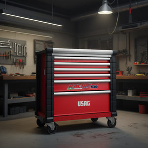 Gabinete Rodante Usag Racing con 6 Cajones, Gabinetes para Herramientas Vacíos - Product Image 3