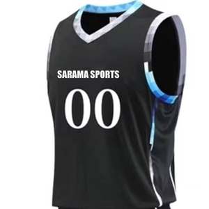 Camiseta de baloncesto transpirable personalizable, uniforme liso, logotipo personalizado, conjuntos de talla grande para equipos - Product Image 2